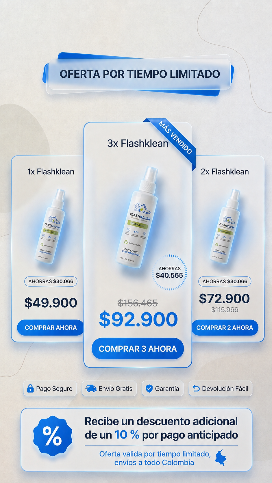 Flashklean Limpiador de calzado